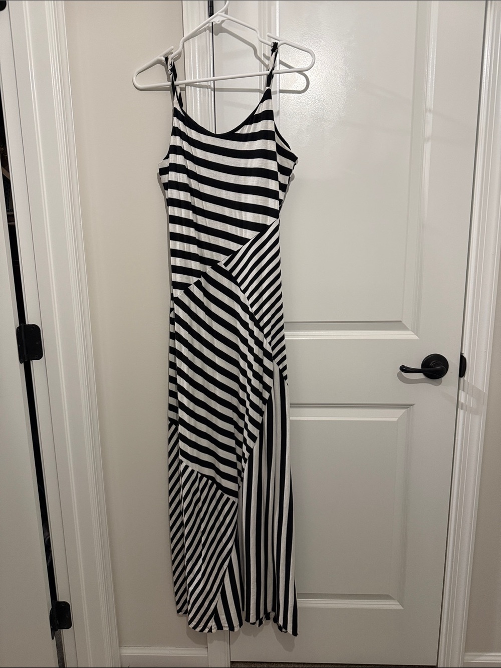 LC Lauren Conrad Black and White Striped Dress